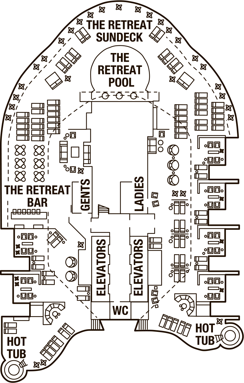 Deck 17 deck plan for Celebrity Beyond
