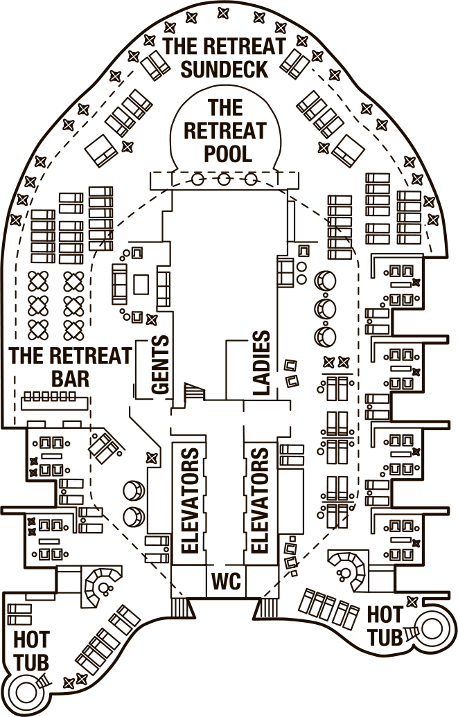 Deck 17 deck plan for Celebrity Ascent