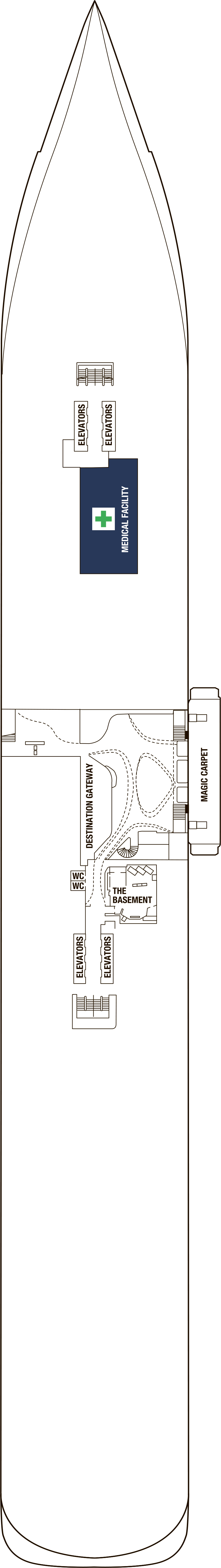 Deck 2 deck plan for Celebrity Ascent