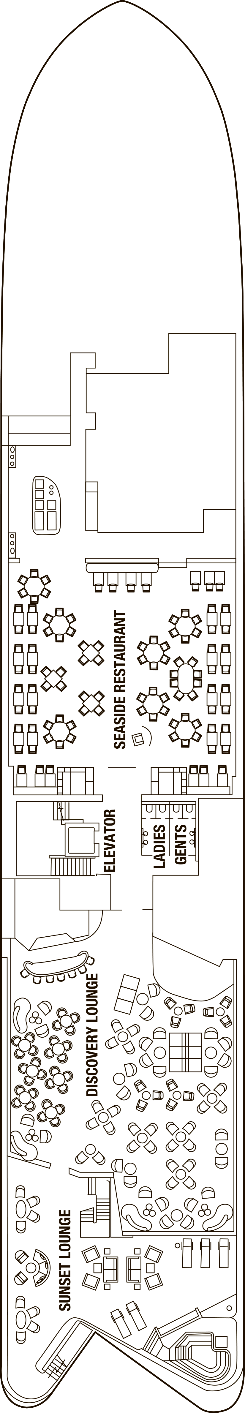 Deck 4 deck plan for Celebrity Compass