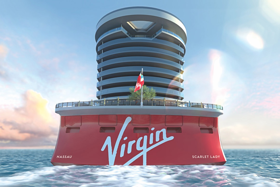  Rendering of <em>Virgin Voyages</em> first ship, aft view!  