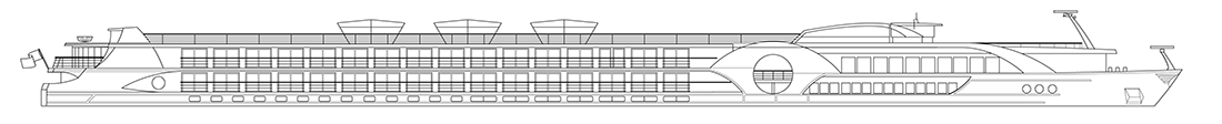 Where Emerald (Deck 1) is on MS Lord Byron