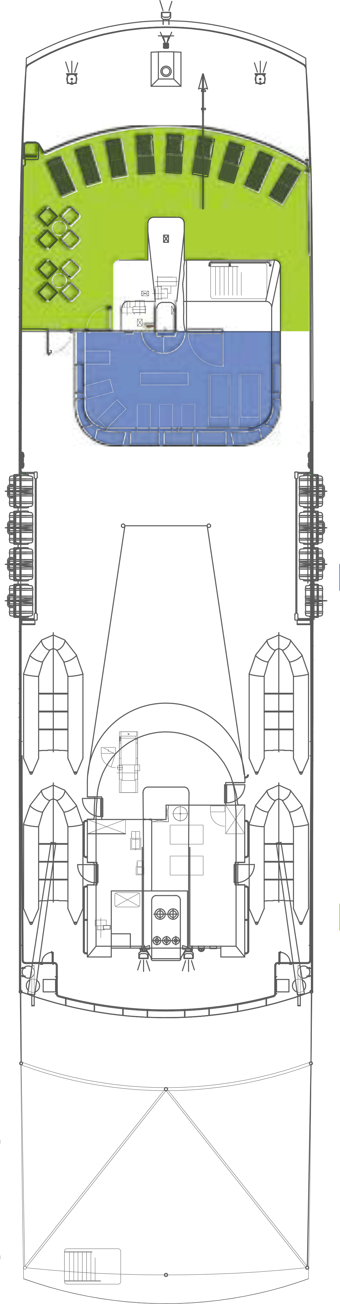 Sky (Deck 5)  deck plan for Santa Cruz II