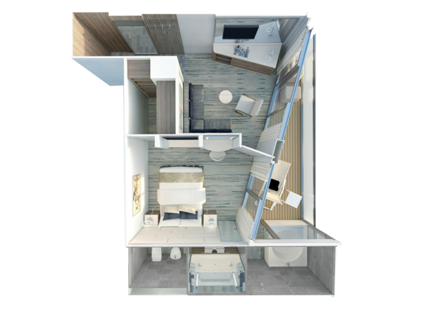 Silver Suite - Room Schematic