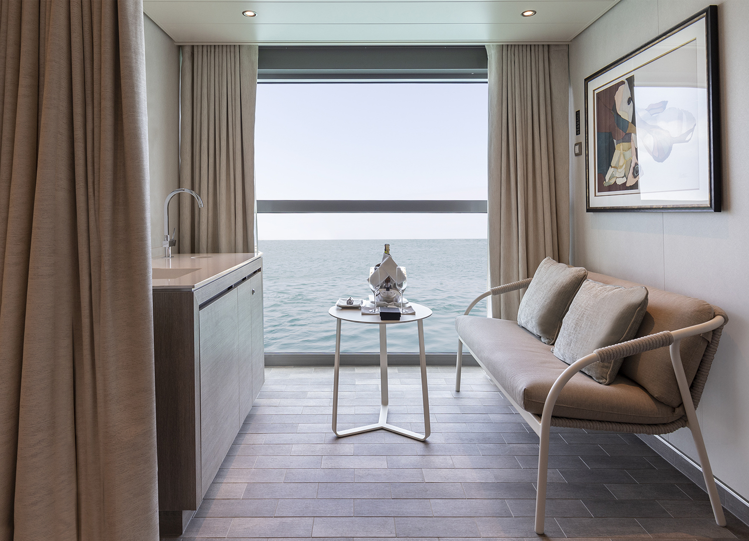 Deluxe Veranda Suite aboard <em>Silver Origin</em>