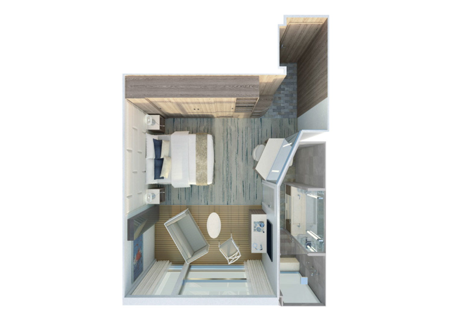 Medallion Suite - Room Schematic