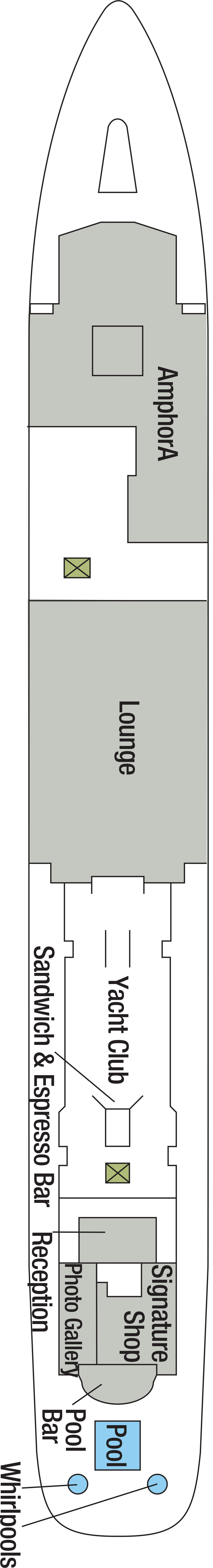 Main Deck (Deck 4) deck plan for Wind Surf