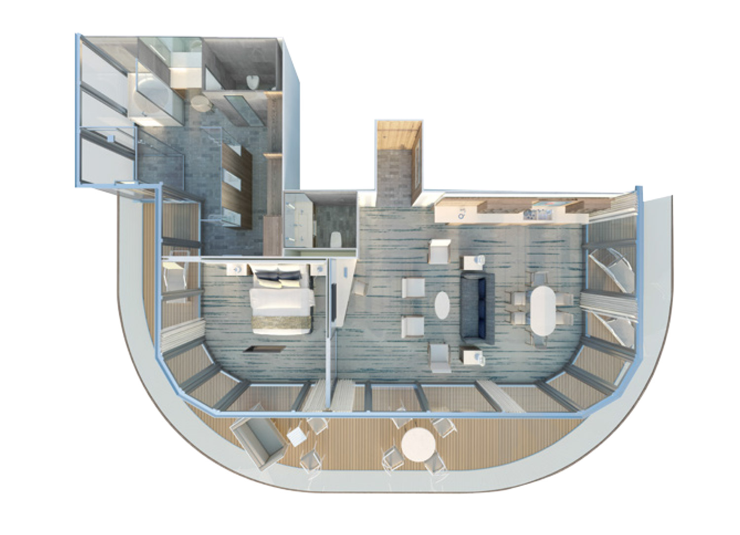 Owner's Suite - Room Schematic