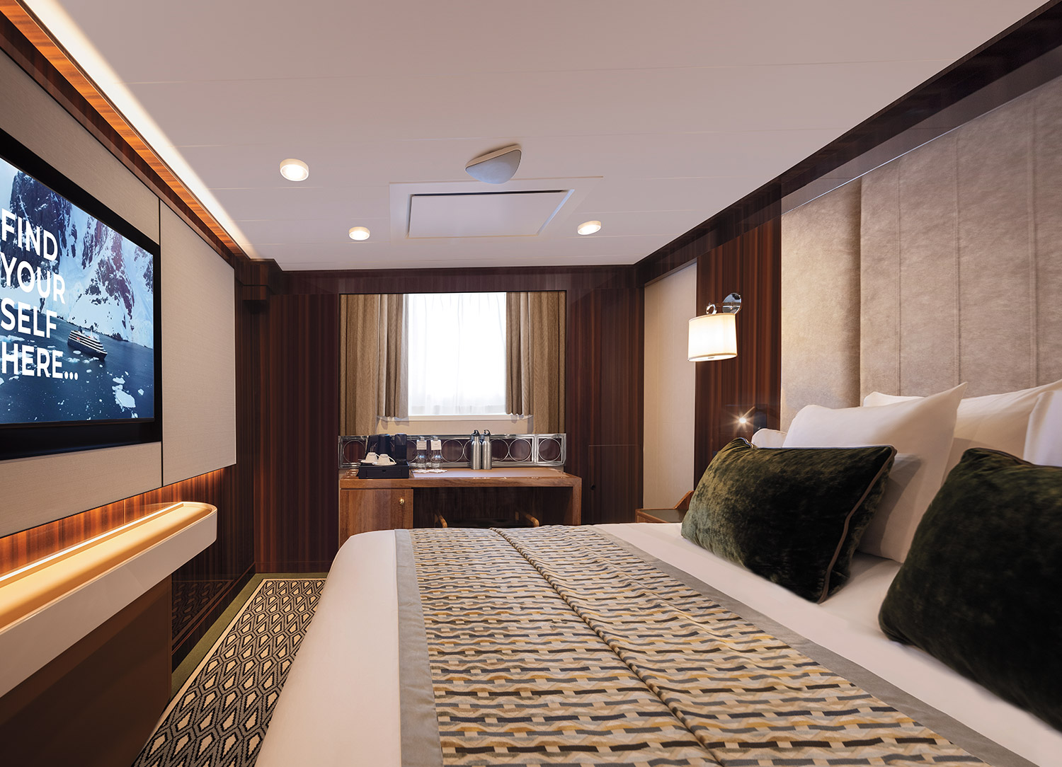 Adventure Oceanview Stateroom - Bedroom