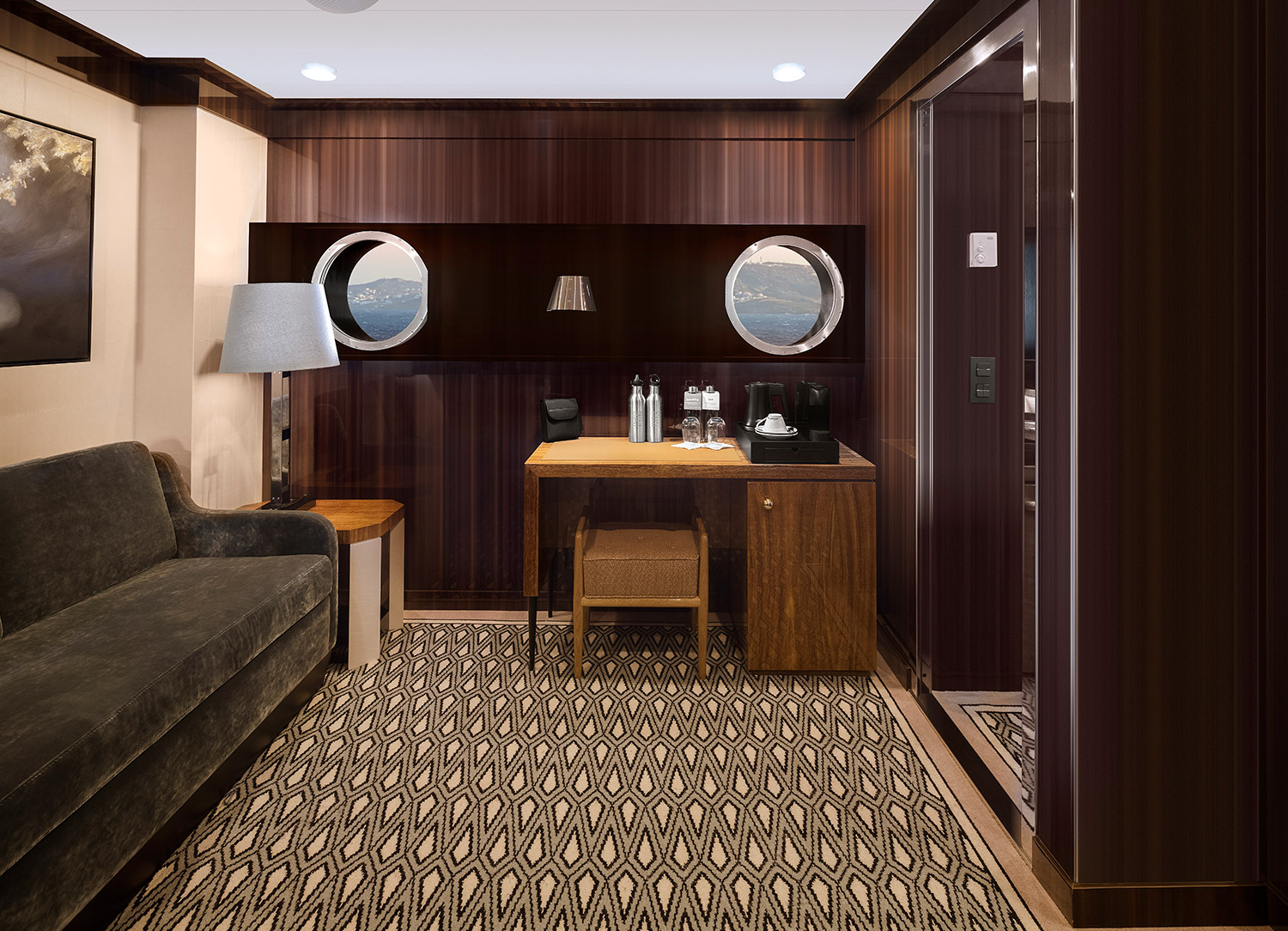 Veranda Deluxe Stateroom - Living Room