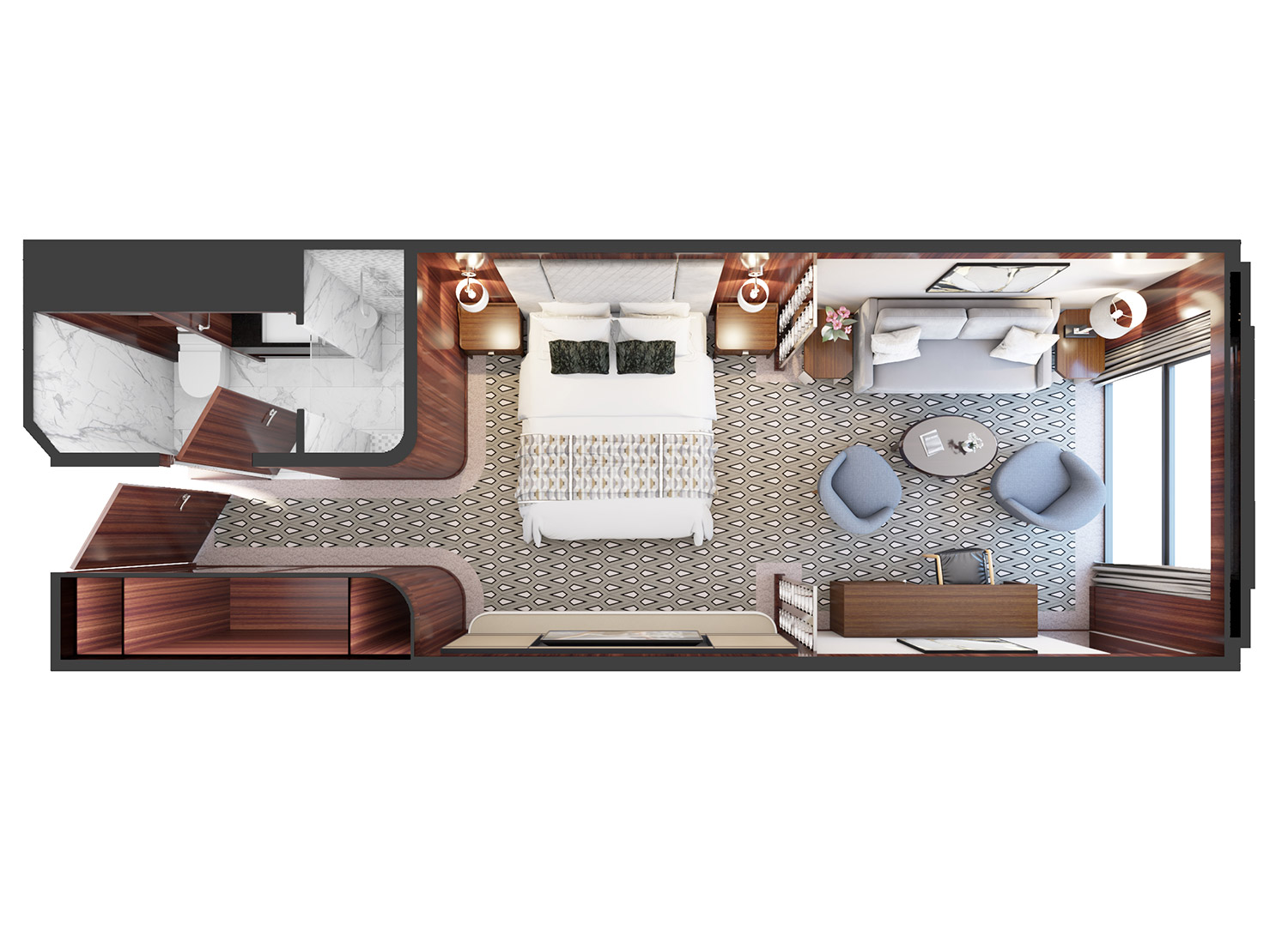 Horizon Stateroom - Schematic