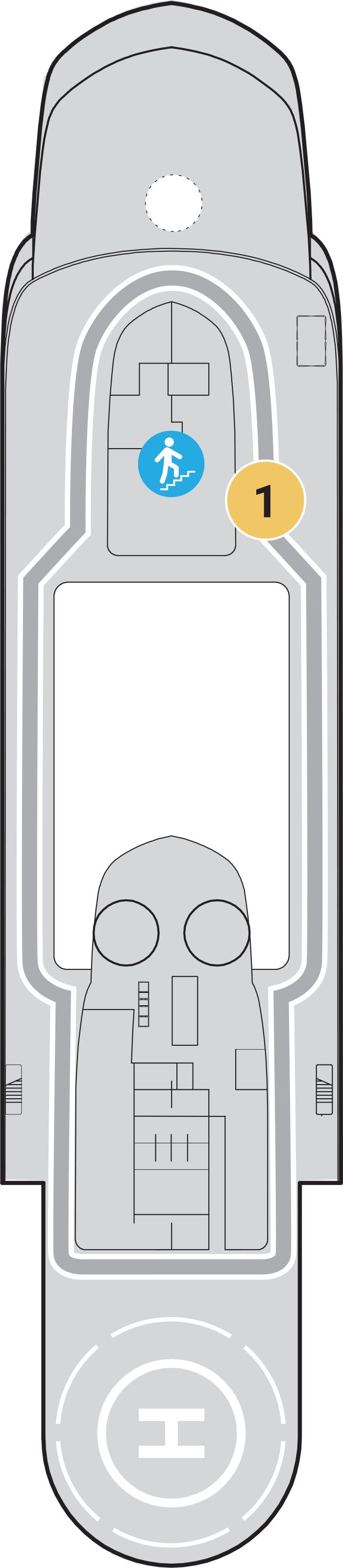 Deck 8 deck plan for World Voyager