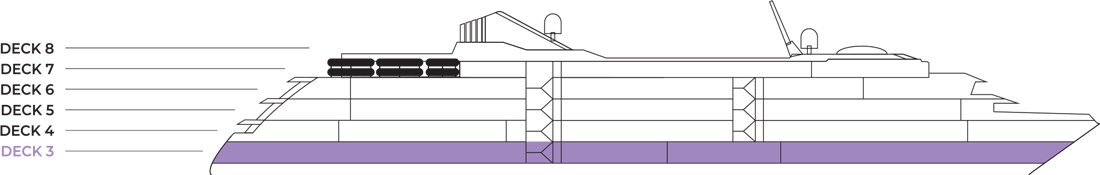 Where Deck 3 is on World Voyager