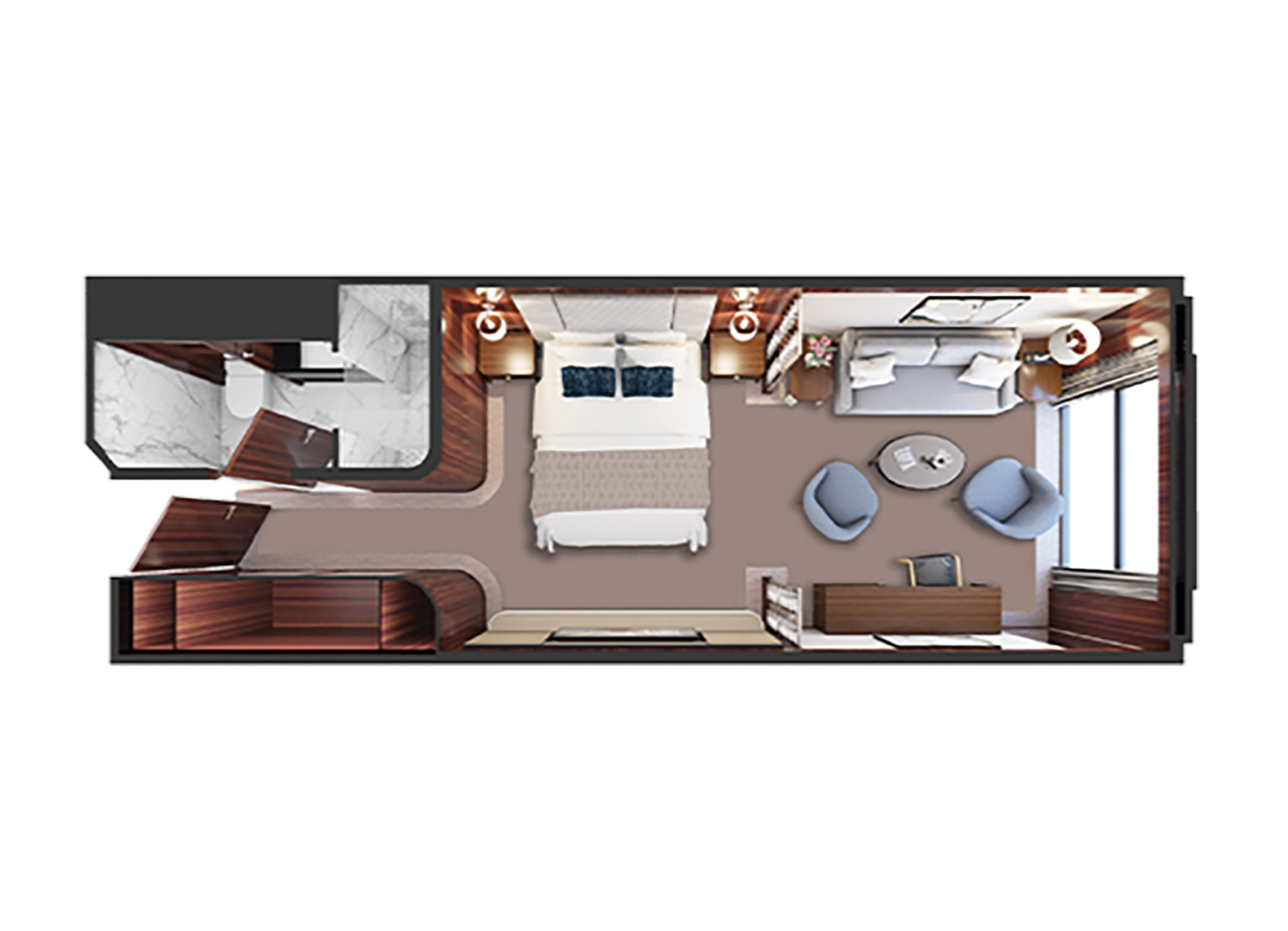 Horizon Stateroom - Schematic