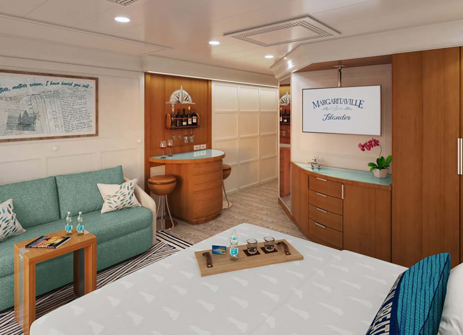 Grand Terrace Corner Suite - Bedroom