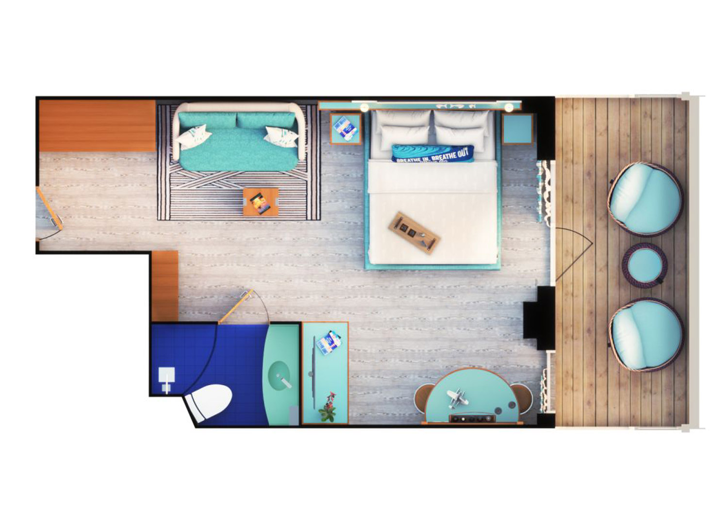Serene Junior Suite - Schematic