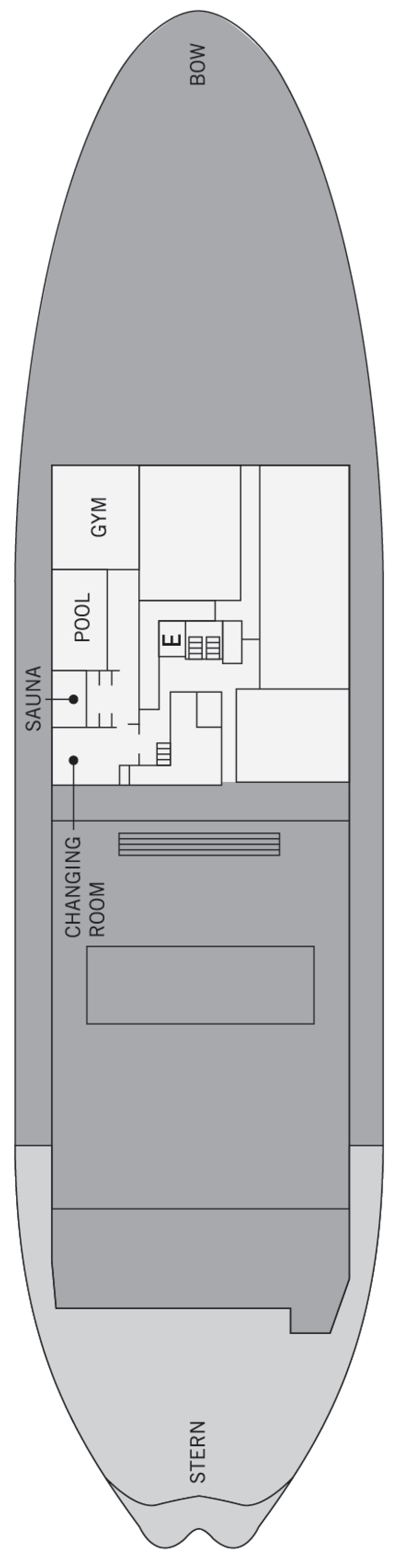 Deck 3 deck plan for Kapitan Khlebnikov