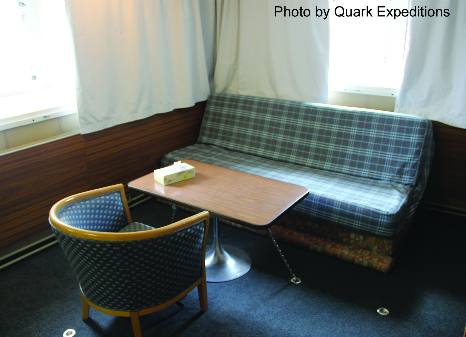 Sofa in the Corner Suite.