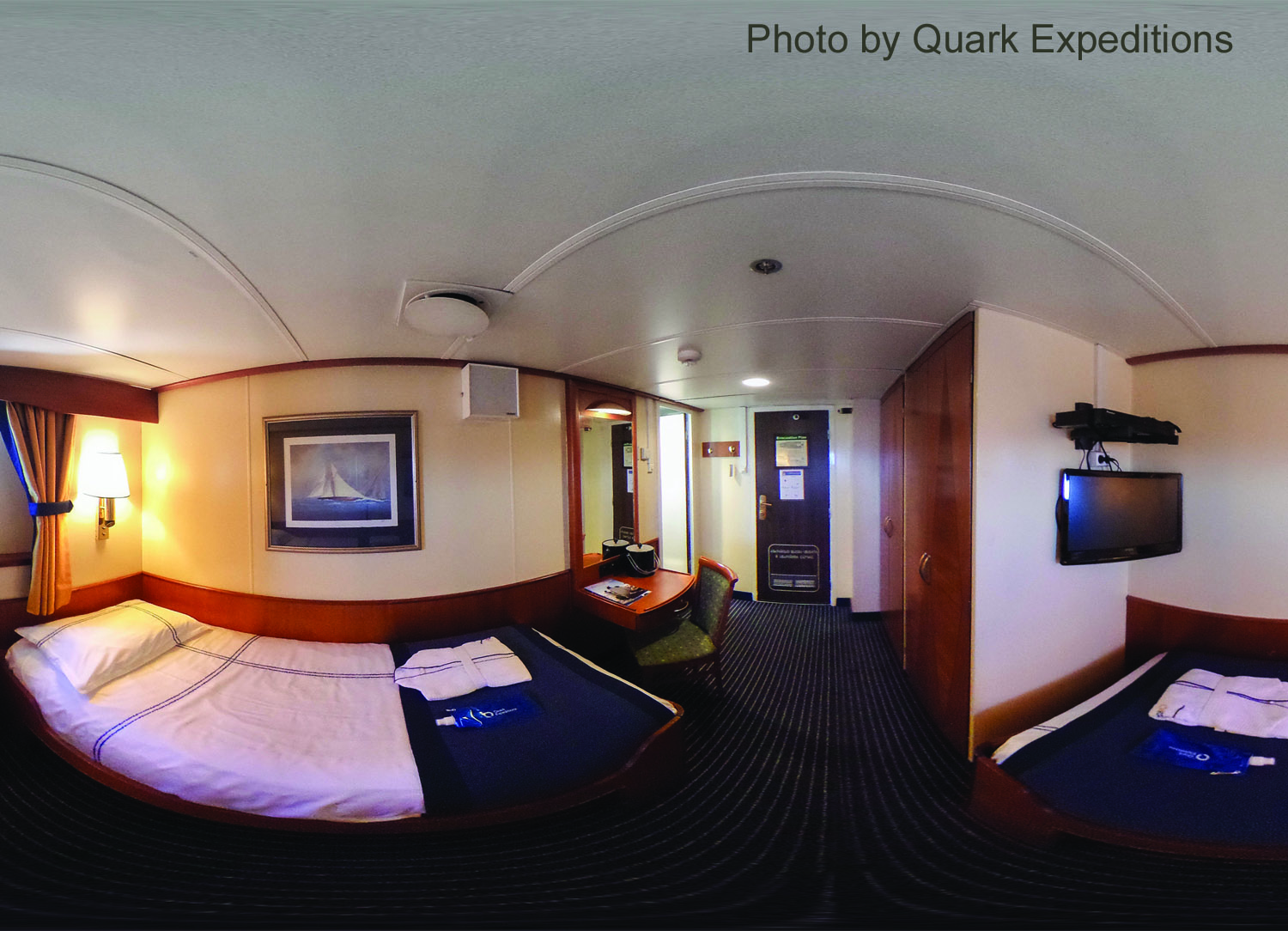 Main Deck Twin Porthole stateroom on Ocean Adventurer