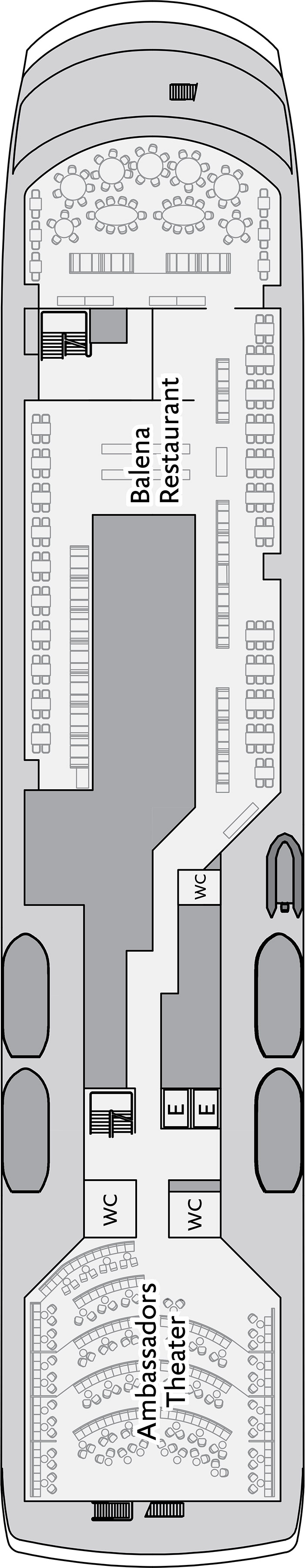 Deck 5 deck plan for Ultramarine
