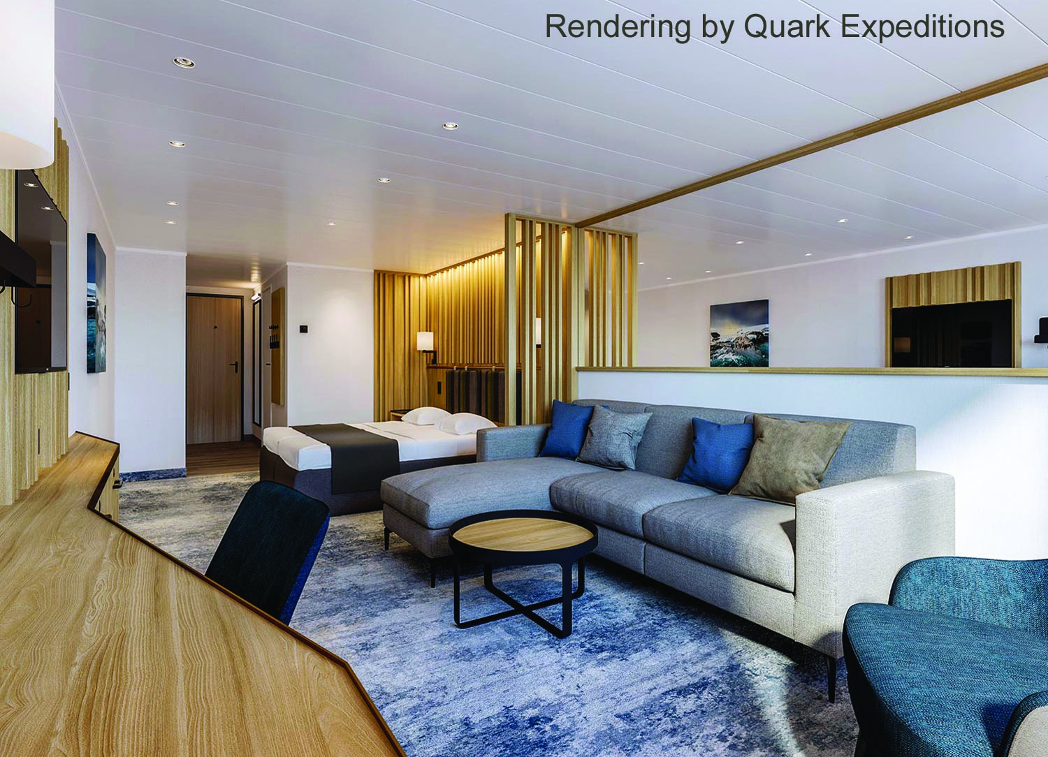 Explorer Suite stateroom on Ultramarine