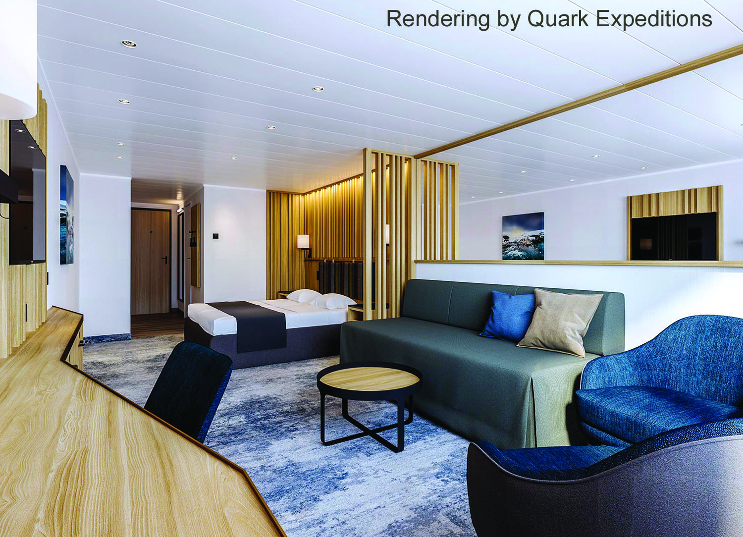 Explorer Triple Suite stateroom on Ultramarine