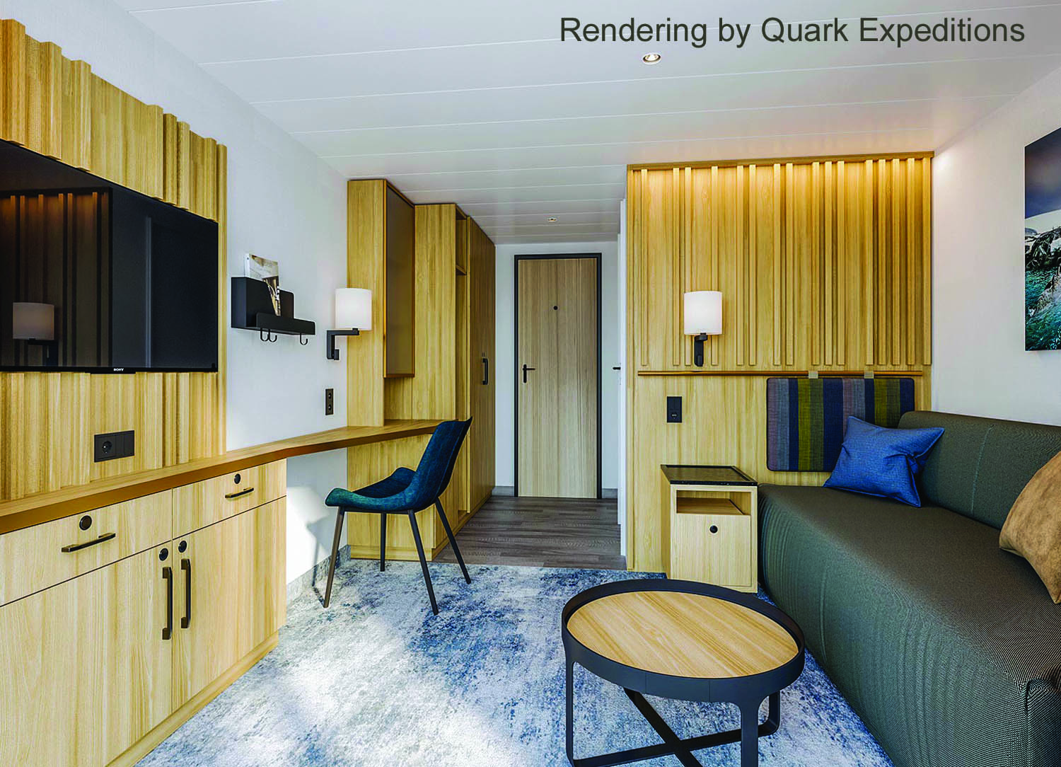 Solo Panorama Suite stateroom on Ultramarine