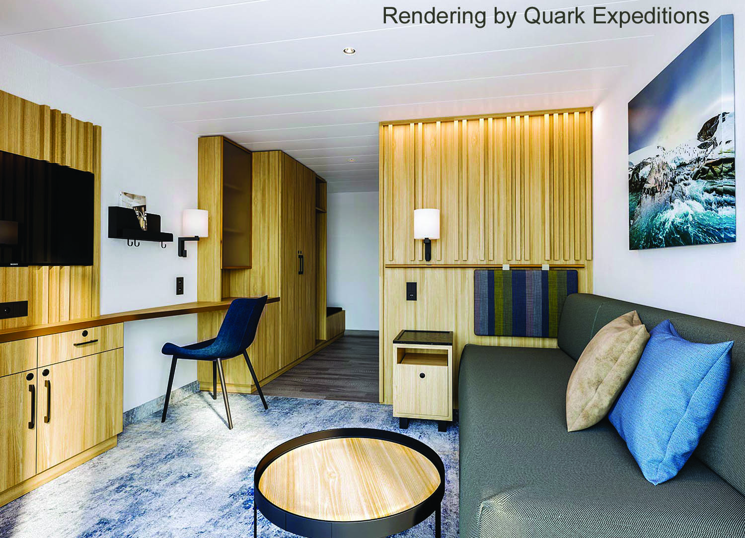 Solo Panorama Suite stateroom on Ultramarine