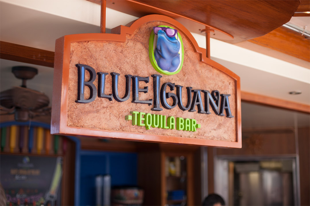  Grab a refreshing drink at BlueIguana Tequila Bar! 
