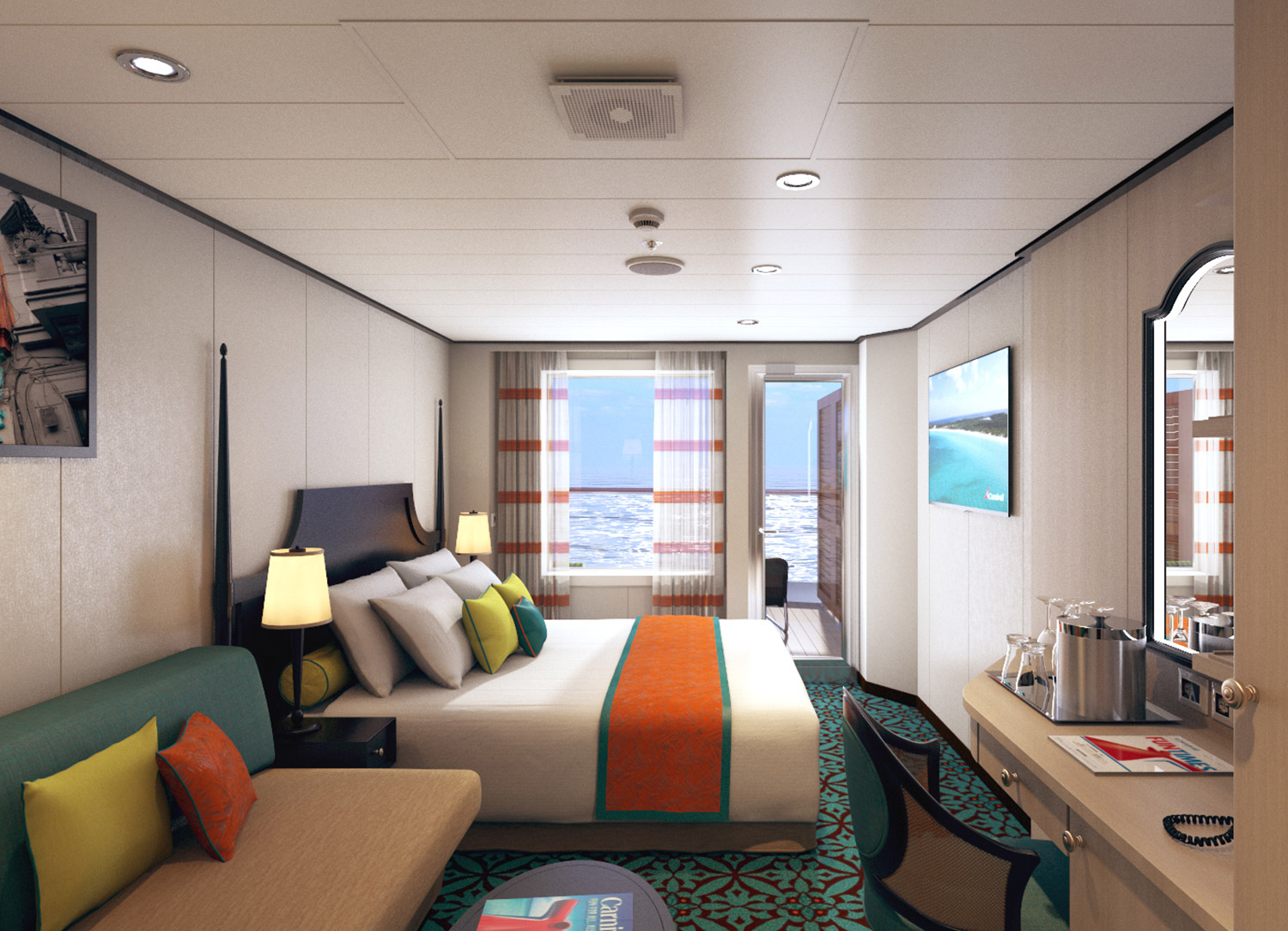 Havana Aft-View Extended Balcony - Bedroom
