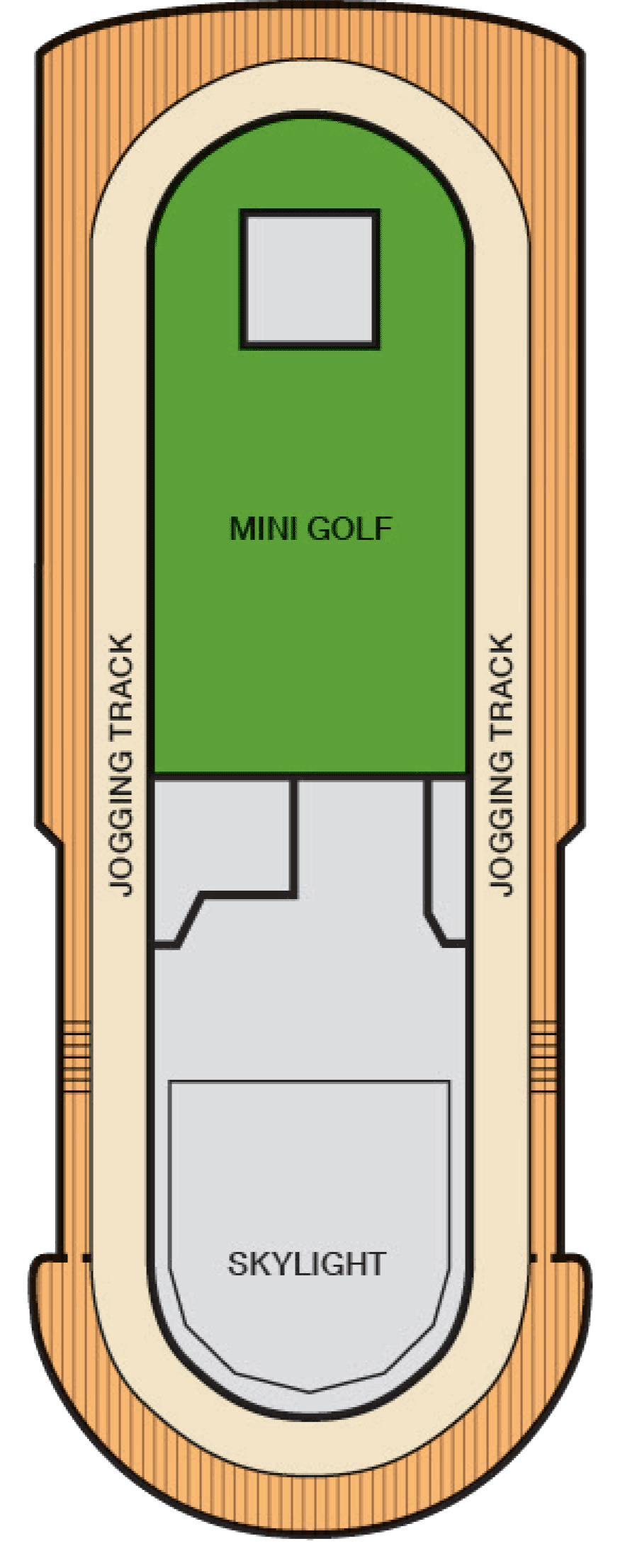 Sun (Deck 14) deck plan for Carnival Sensation