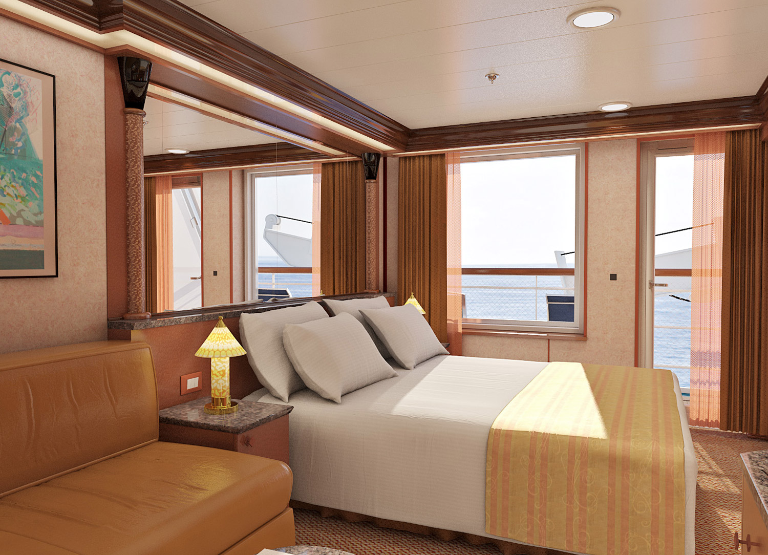 Junior Suite  stateroom on Carnival Sensation