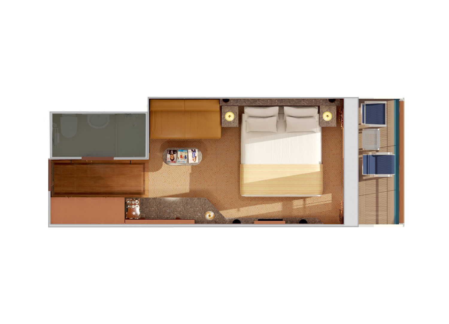 Junior Suite  stateroom on Carnival Sensation