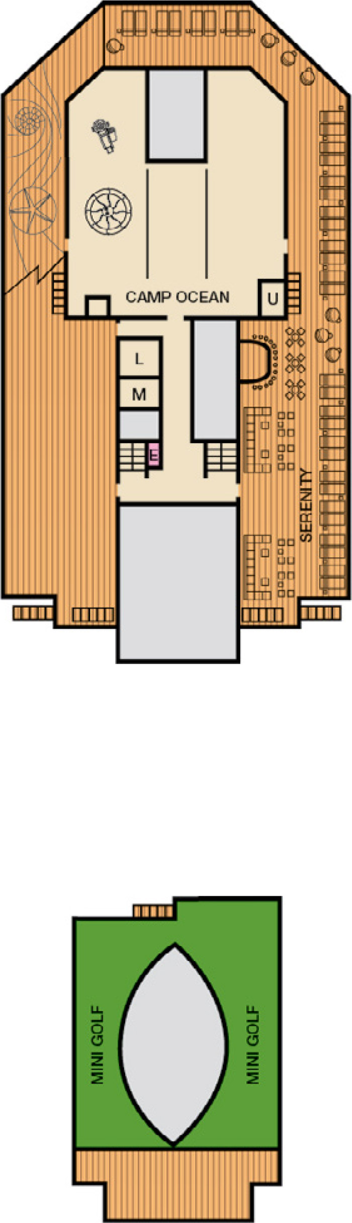 Sun (Deck 12) deck plan for Carnival Valor