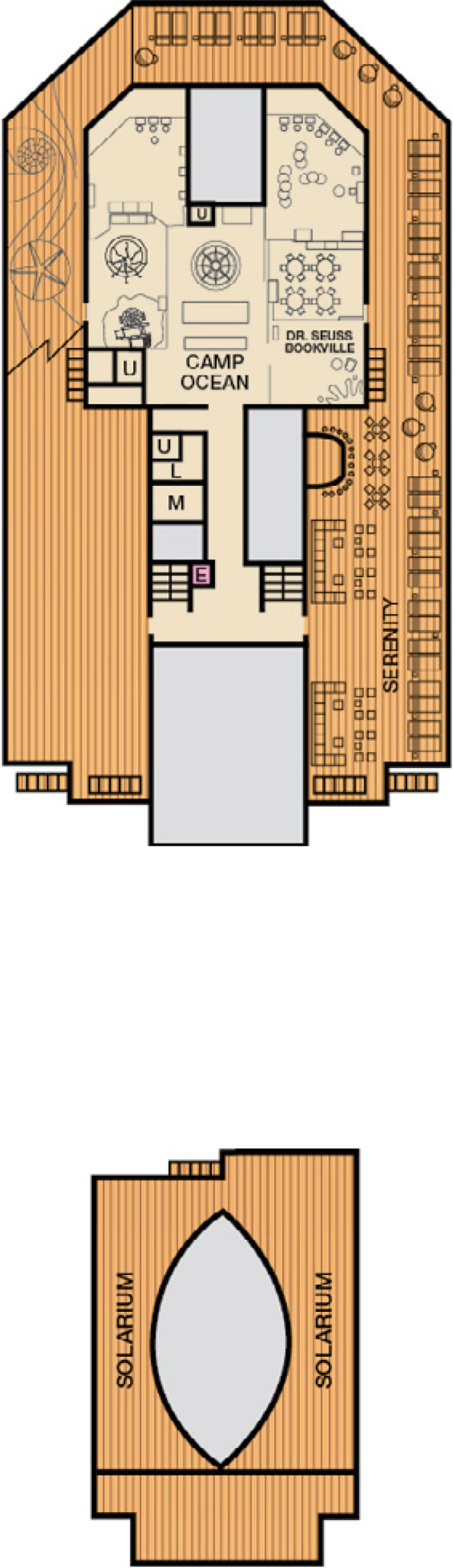 Sun (Deck 12) deck plan for Carnival Freedom