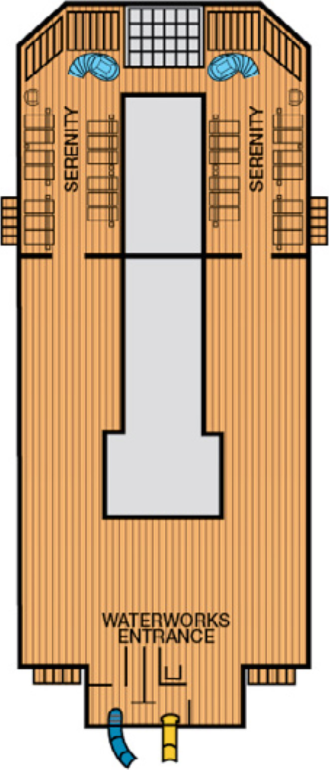 Sky (Deck 14) deck plan for Carnival Freedom