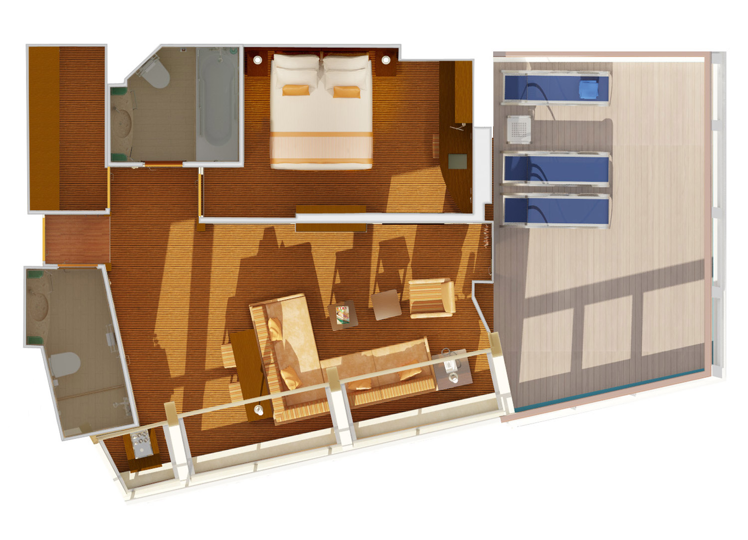 Captain's Suite - Schematic