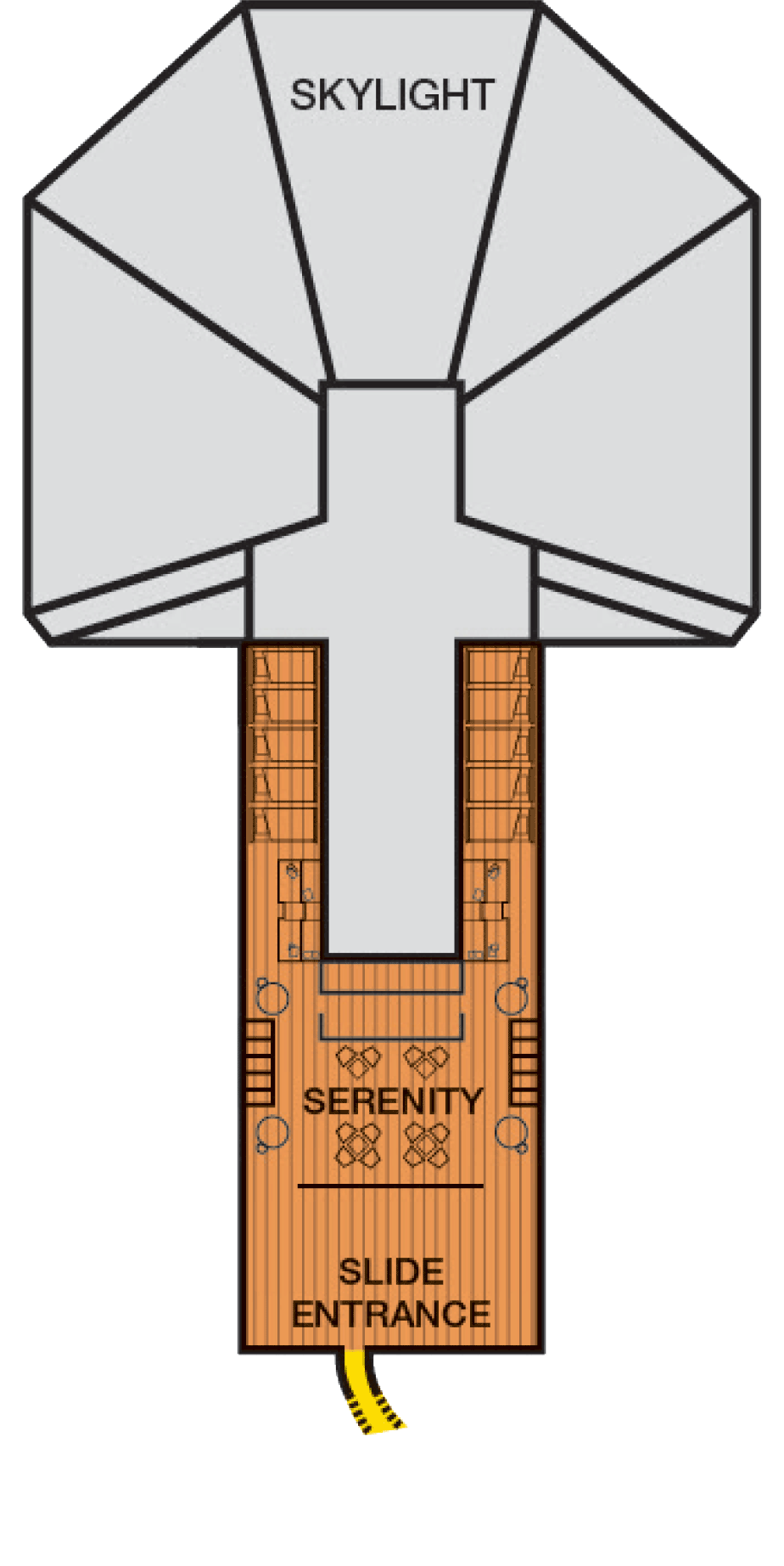 Sky (Deck 14) deck plan for Carnival Victory