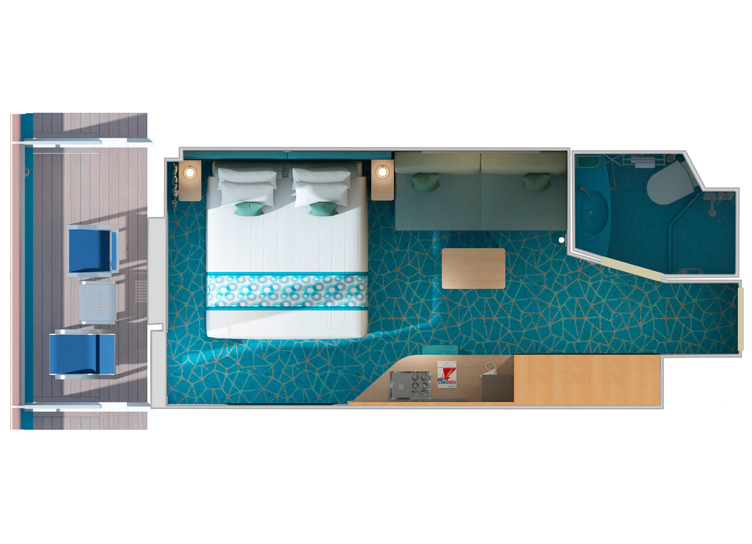 Cloud 9 Spa Balcony - Schematic