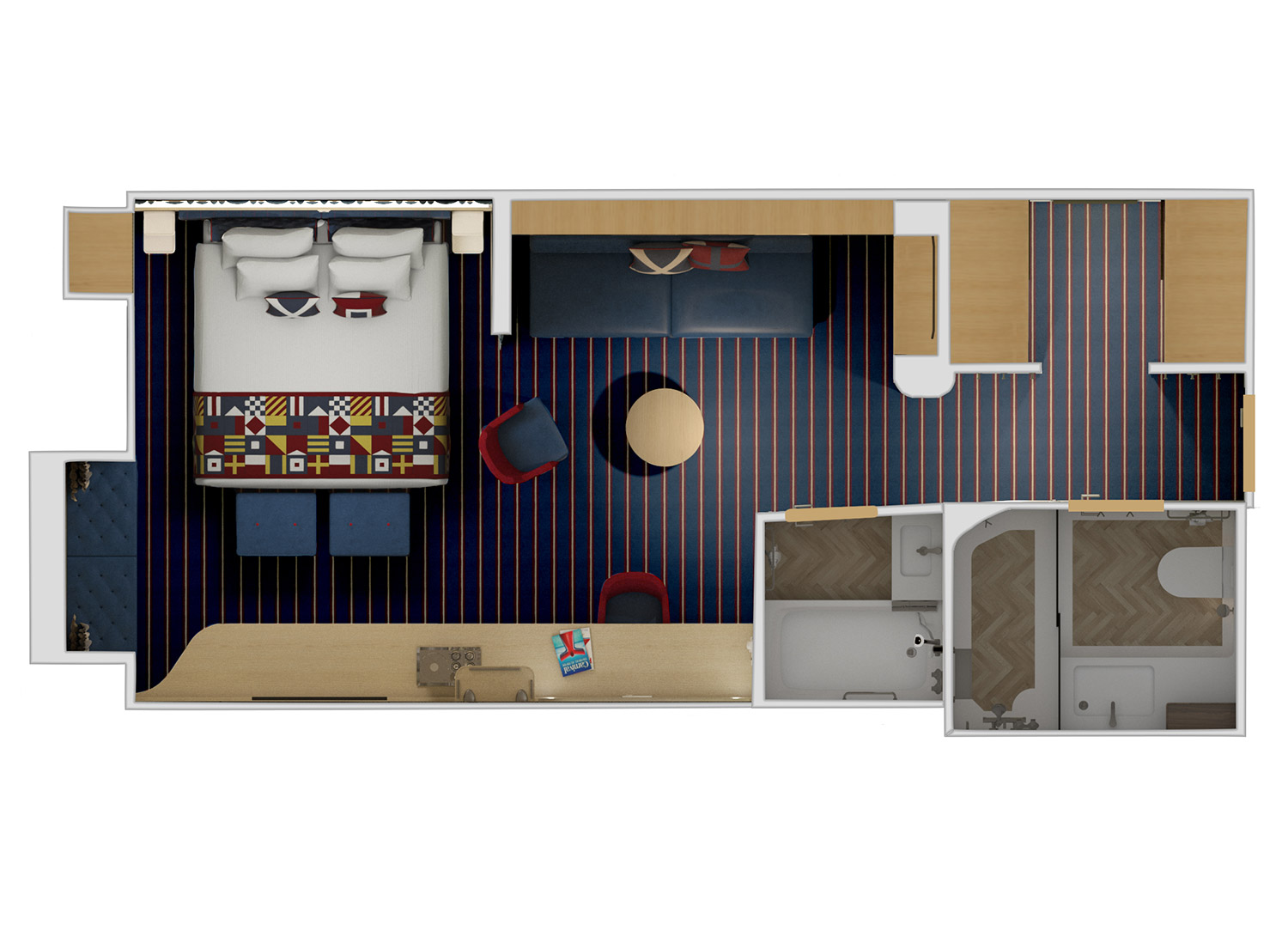 Family Harbor Ocean View Suite - Schematic
