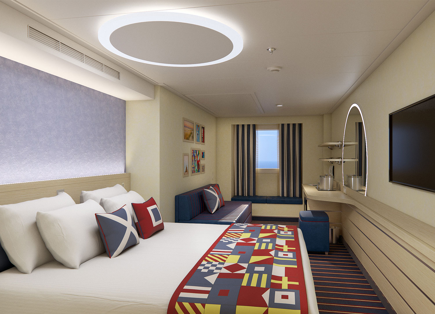 Family Harbor Ocean View Suite (No Balcony)