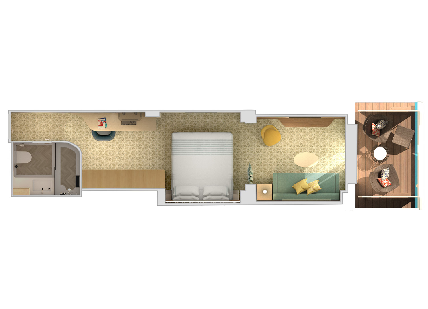 Schematic of the Cloud 9 Spa Suite