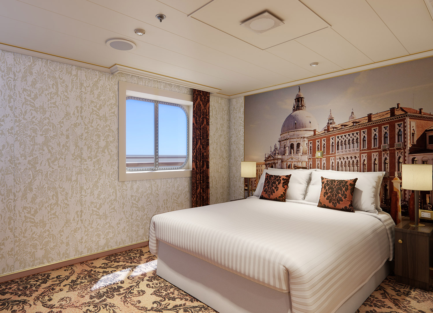 Interior with Picture Window (Walkway View) - Bedroom
