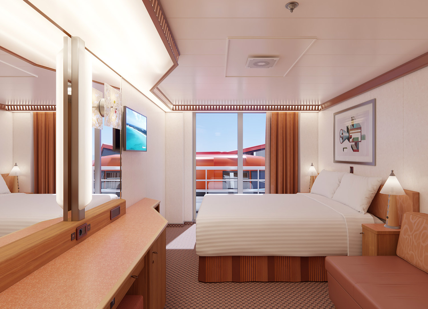 Interior with Window (Obstructed View) - Bedroom