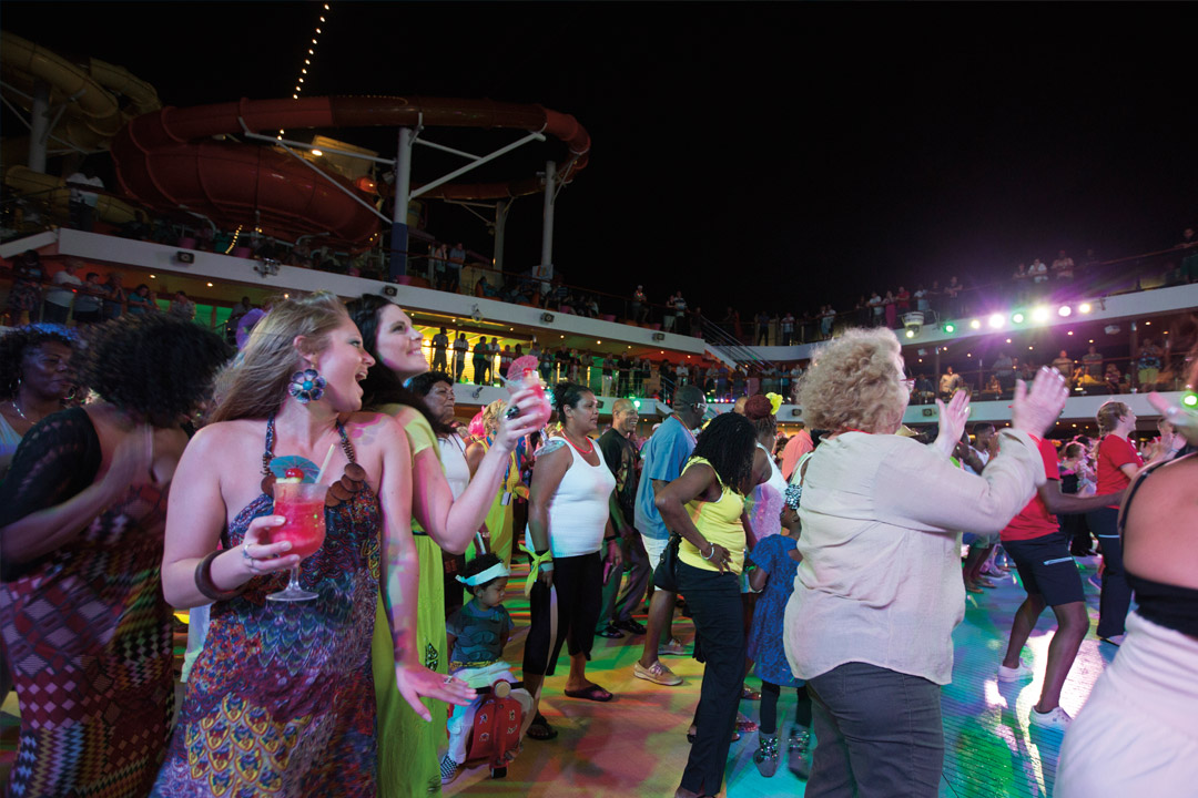 All hands on deck for <em>Fun For All</em> on Carnival Cruises, with nightly entertainment!