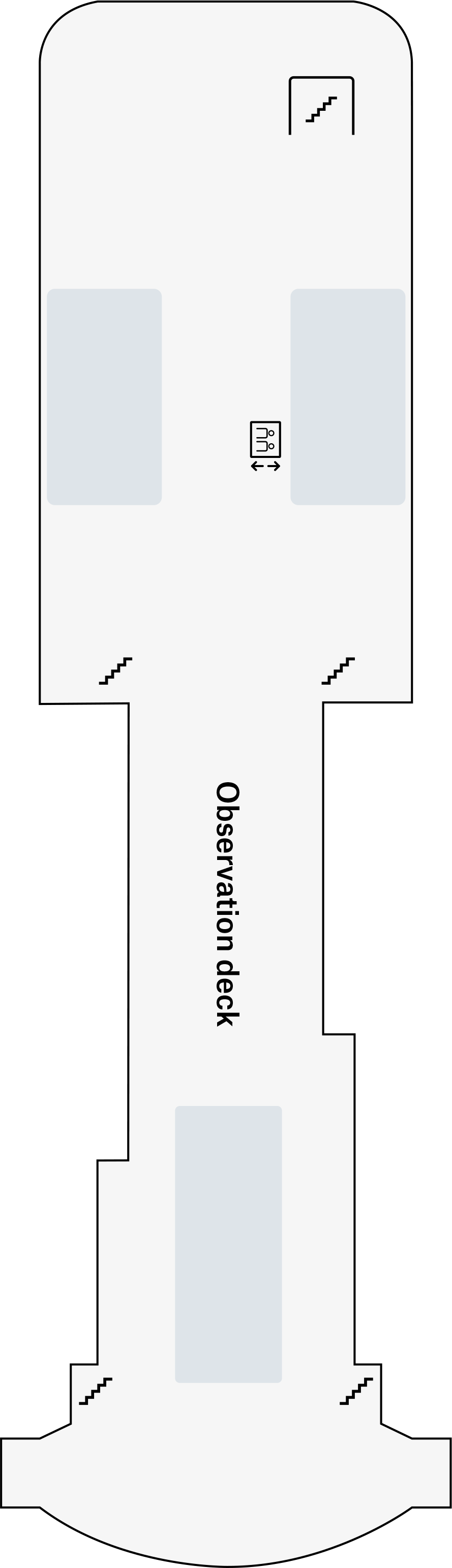 Deck 8 deck plan for MS Spitsbergen