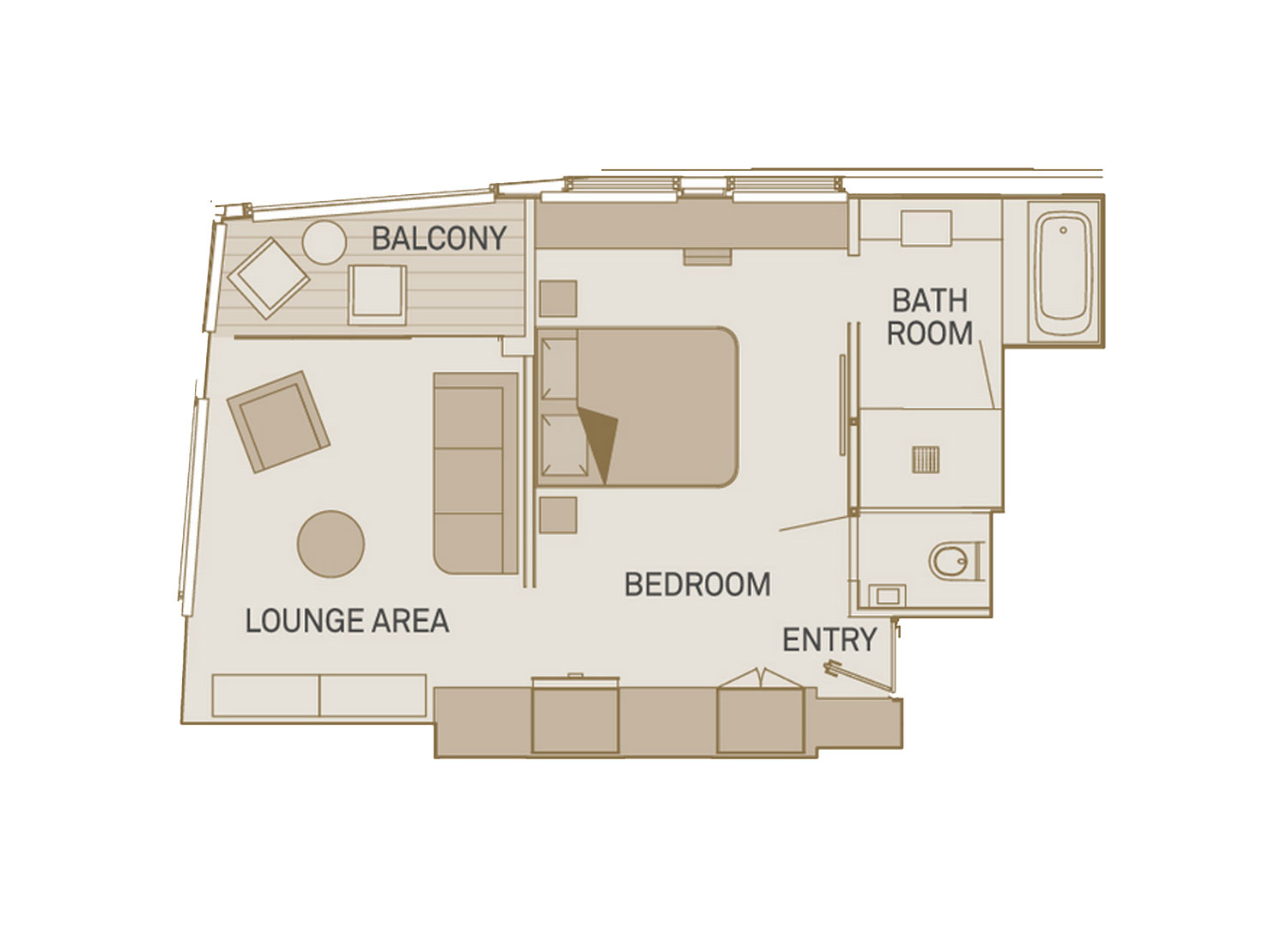 Schematic of the Royal Panorama Suite
