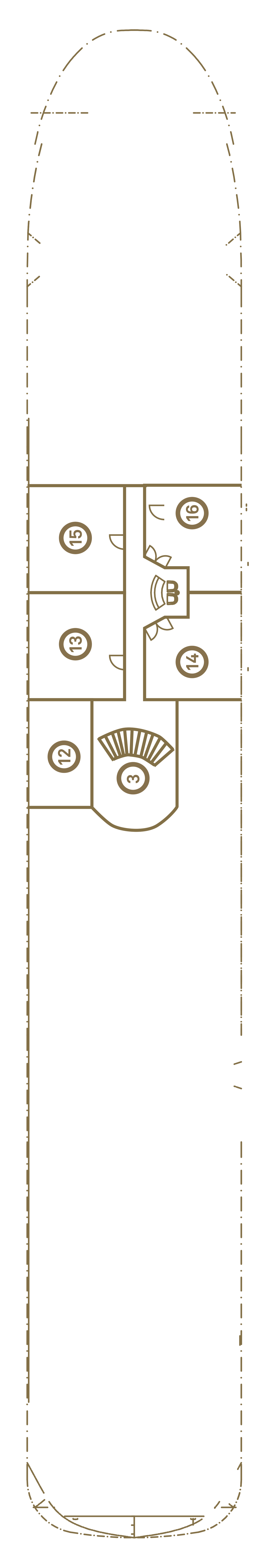 Gem Deck deck plan for Scenic Spirit
