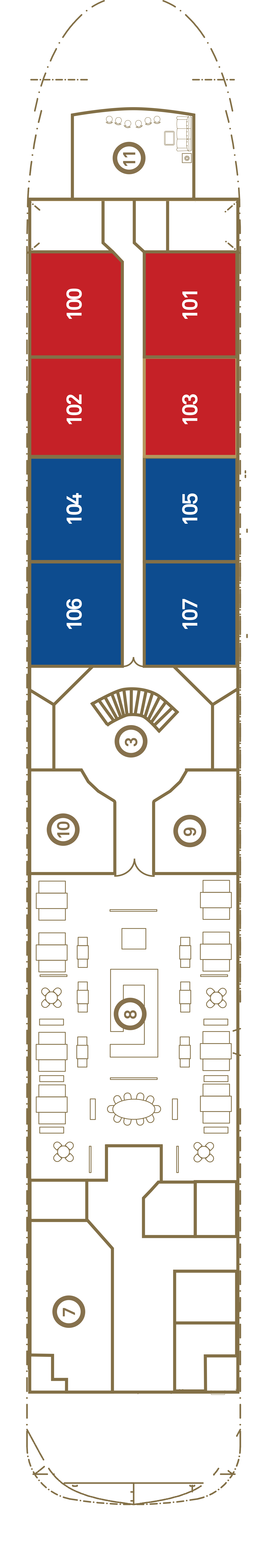 Jewel Deck deck plan for Scenic Spirit