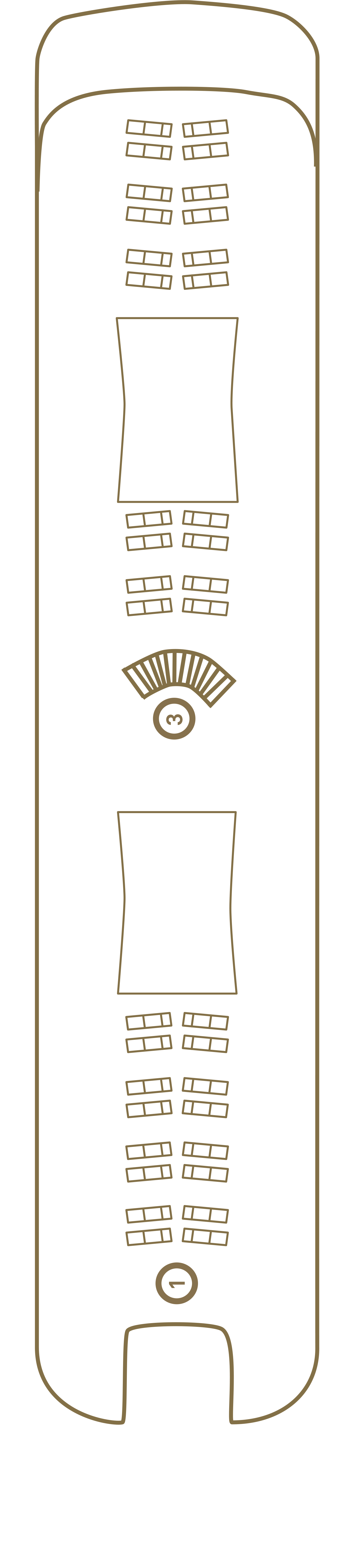 Sun Deck deck plan for Scenic Spirit